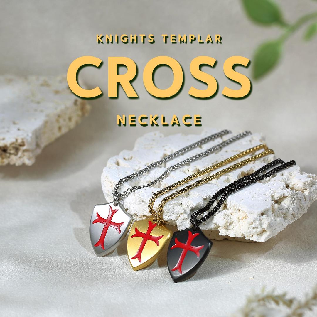 Amazon.com: HZMAN Knights Templar Cross Joshua 1:9 Shield